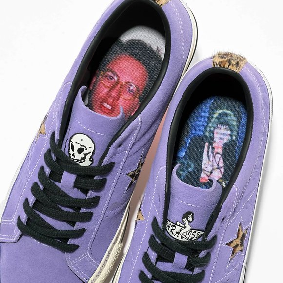 Converse Cons x Paradise Sean Pablo One Star Pro OX WILD LILAC/BLACK/EGRET A0437 - Picture 12 of 15